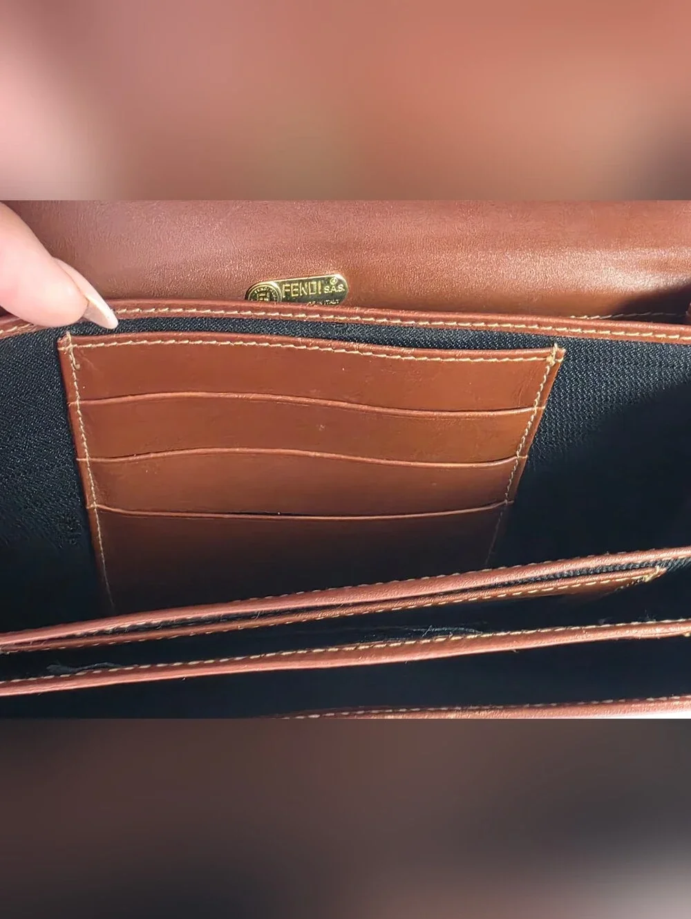 Vintage Fendi Continental Clutch